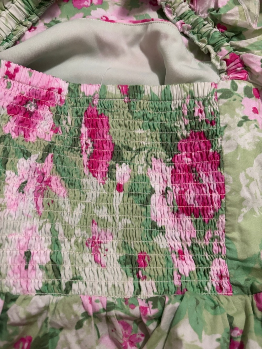 TORRID 2 Pink & Green Floral Sundress A101 b - Picture 7 of 9